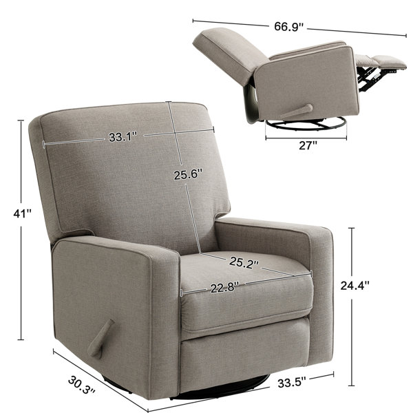 True innovations discount fabric rocker recliner